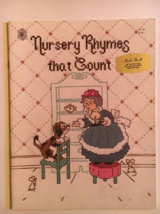 Designs By Gloria And Pat Counted Cross Stitch Nursery Rhymes That Count Vintage