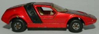 Vintage Diecast Superfast Matchbox No.  41 Siva Spyder Red Lesney