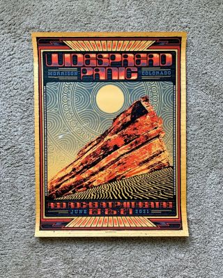 Widespread Panic Red Rocks Poster Print Subject Matter Studios Sms