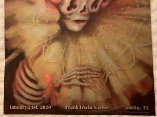 Tool austin poster 2020 concert tour texas brandi milne holographic 3
