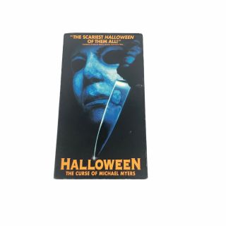 Halloween The Curse Of Michael Myers Vintage Horror Movie Vhs