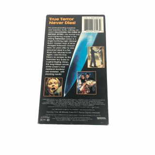 HALLOWEEN THE CURSE OF MICHAEL MYERS Vintage Horror Movie VHS 2
