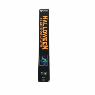 HALLOWEEN THE CURSE OF MICHAEL MYERS Vintage Horror Movie VHS 3