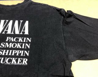 1992 Nirvana Bleach PROMO 9 Circles of Hell Dantes Inferno VERY RARE XL T Shirt 6