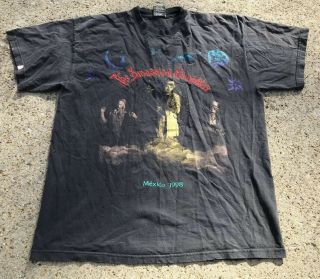 Rare 1998 The Smashing Pumpkins Adore World Tour Mexico Shirt Rock & Death Xl