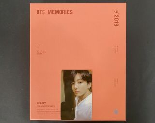 Bts - Memories Of 2019 Blu Ray Full Set Jungkook Photo Card
