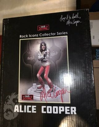 Alice Cooper KnuckleBonz Rock Iconz Straightjacket Statue (Rare) 5