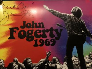 John Fogerty Signed 24x36 Poster 1969