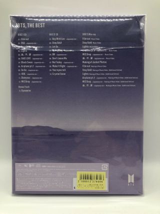 BTS THE BEST 7net JAPAN Limited Edition A,  C,  Regular,  Blu - ray,  CD,  PROMO BOX 3