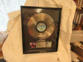 1986 Riaa Platinum Sales Award For Album & Cassette - Cameo - Word Up