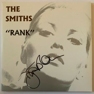Johnny Marr Hand Signed The Smiths Vinyl - Music Autograph - Rank.