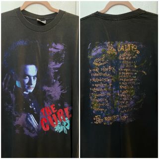 The Cure Vintage Prayer Tour 1989 Shirt Disintegration Black Xl