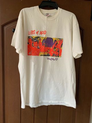 Signed Vintage Lords Of Acid Voodoo - U Tour 1995 Tshirt Xl
