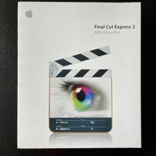 Final Cut Express 2 For Mac Retail M9369z - Vintage 2004 Version W/ Box