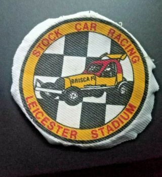 Brisca F1 Stock Car - Leicester Speedway Stadium - Sew On Patch Badge Vintage