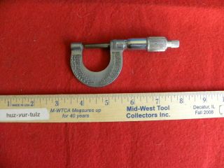 No.  85 G.  L.  = Great Lakes 0 - 1 Inch Outside Micrometer Vintage Machinist Tool