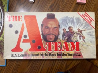 Vintage 1984 Parker Brothers The A - Team Board Game Complete