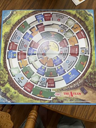Vintage 1984 Parker Brothers THE A - TEAM Board Game Complete 3