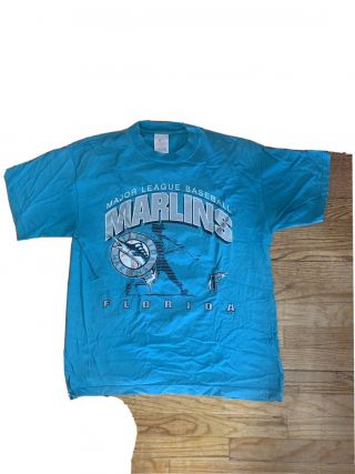 Florida Marlins Vintage Xl Tshirt 1993