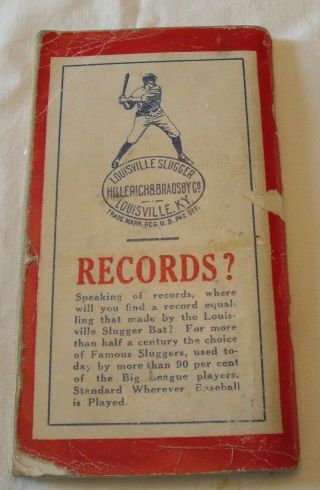 1930 Vintage THE SPORTING NEWS RECORD BOOK MICKEY COCHRANE COVER 2