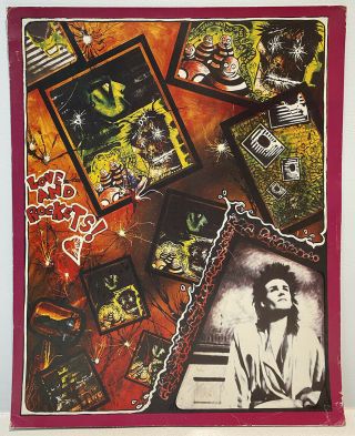 Love And Rockets,  Express,  1986 U.  K.  Cardboard Promo 3 - Poster Set,  Bauhaus,  Rare