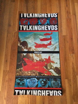 Talking Heads Remain In Light Promo Poster Rare 1980 36 X 18