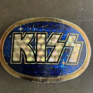Kiss Rare Vintage Belt Buckle 1978 Pacifica Well Loved