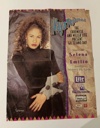 Selena Quintanilla 1995 Astrodome Concert Poster