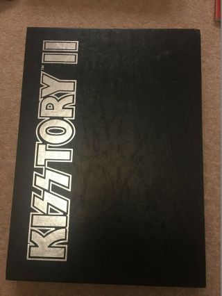 Kisstory Ii Signed By Gene Simmons Heavy Book In Slipcase Inc Kiss Girls Poster