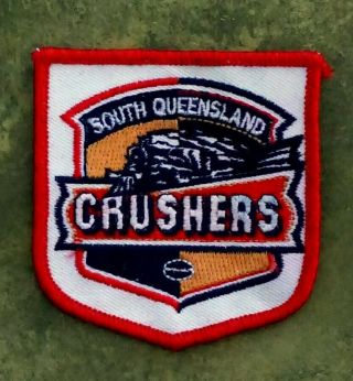 South Queensland Crushers Vintage Rugby League Jersey Patch Badge