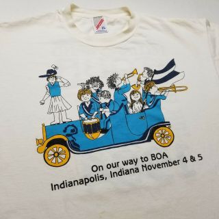 Vtg 1994 Hilliard Band Tour T - Shirt Mens Xl Jerzees Boa Indiana Usa 90s 44