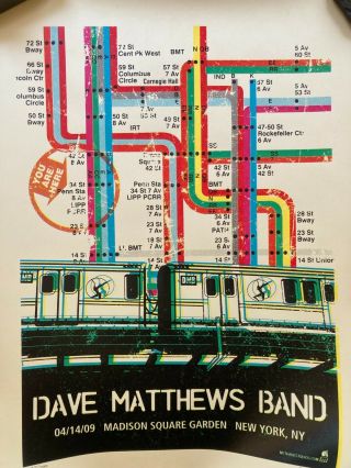 Dave Matthews Band_madison Square Gardens,  Ny_4/14/09 Poster 637 Of 700