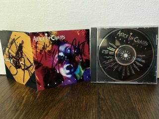 Alice In Chains Signed Cd Facelift 4 Members 1990 Layne Staley