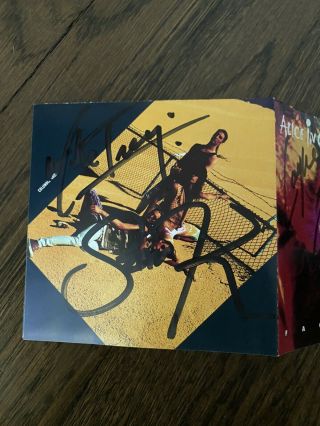 Alice In Chains Signed CD Facelift 4 Members 1990 Layne Staley 3