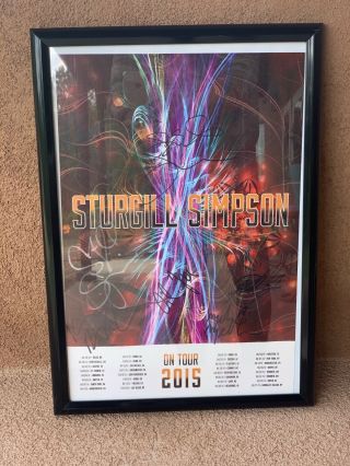 Sturgill Simpson Tour Poster,  Signed