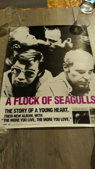 A Flock Of Seagulls The Story Of A Young Heart Poster Rare