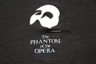 Vintage Phantom Of The Opera T - Shirt Xl Shirt Broadway Play Theatre