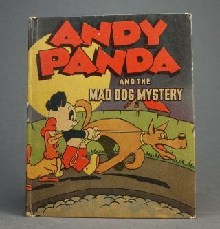 Vintage 1947 Andy Panda And The Mad Dog Mystery Better Little Book Hardcover