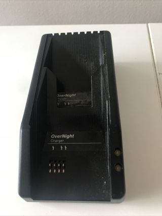 Vintage Motorola Overnight Dual Charger Cradle Sln5039c - No Ac Adapter (kt1)
