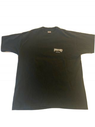 Vintage 1990s Nirvana KURT COBAIN Bradford Gallery T - shirt.  Size XL. 2
