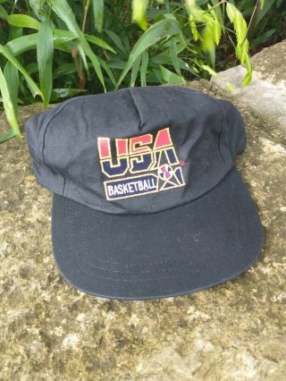 Vintage Basketball 1992 Usa Dream Team Mcdonalds Snapback Hat Nba Jordan Magic