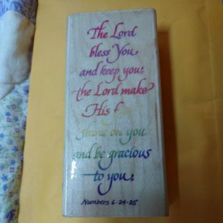 1994 Stampendous Vintage Religious Spiritual Wood Rubber Stamp Numbers 6 24.