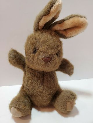 F5 Vintage Russ Berrie Osborne Plush Brown Bunny Rabbit 14 "