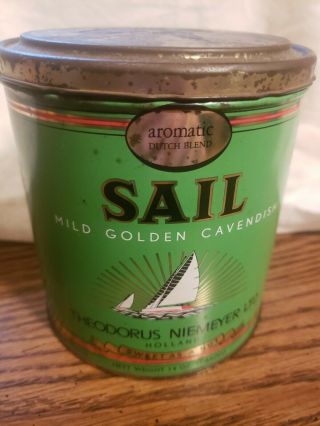 Vintage Sail Mild Golden Cavendish 14 Oz Tobacco Can
