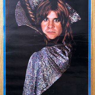 OZZY OSBOURNE Diary Of A Madman 1981 Jet Records PROMO Only POSTER Black Sabbath 3
