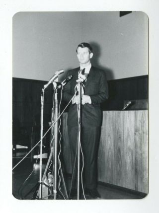 Robert F.  Kennedy - Attorney General - Brother Of Jkf - Vintage 1962 Photo