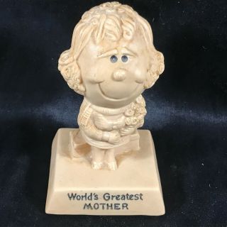 Vintage Russ Berrie Figurine 1970 World 