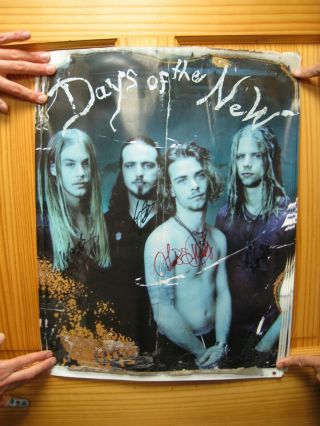 Days Of The Poster Band Shot Signed By Band