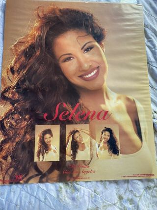 Rare 1995 Selena Quintanilla Poster 16x20