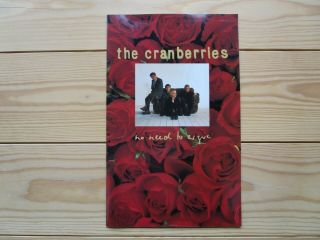 " The Cranberries " Tourbook No Need To Argue Tour Booklet Rare